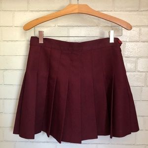 American Apparel Gabardine Tennis Skirt